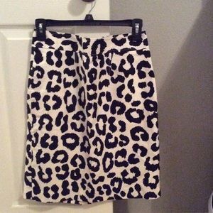 Ann Taylor LOFT Cheetah Print Pencil Skirt