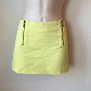 Elizabeth and James neon mini skirt
