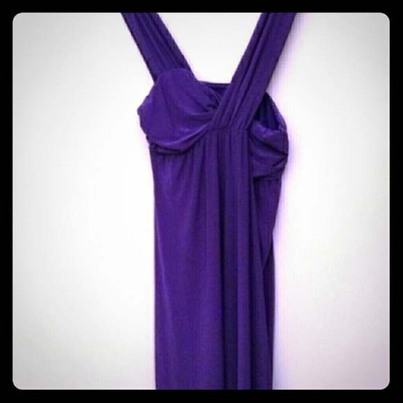 Flash sale!-Eggplant Grecian dress