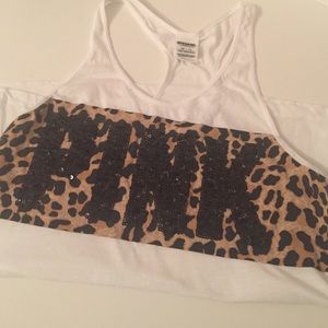 Vs pink racer back tank
