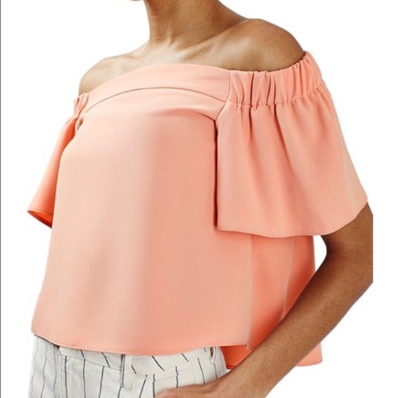 Topshop Livi off the shoulder top