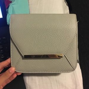 Charlotte Russe gray cross body bag