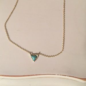 Kendra Scott Turquoise Triangle Necklace