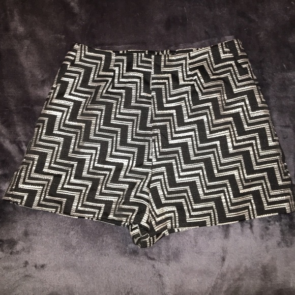 High waist shorts.