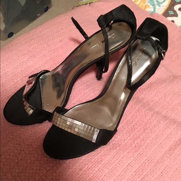 Black high heels