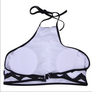 Lucky Brand - Chevron High Neck Bikini Top main image 0