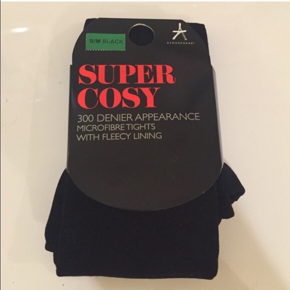 Microfiber tights with fleece lining