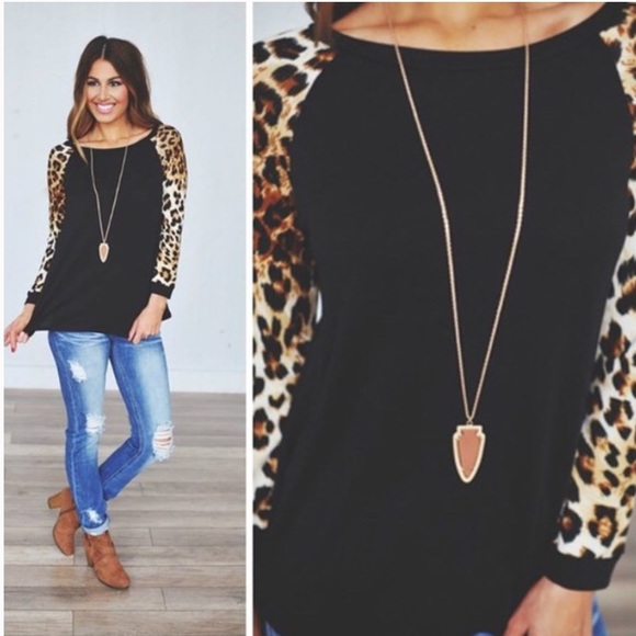 🎉SALE🎉Black Leopard Print Sleeves❤️ - Picture 2 of 2