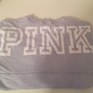 Vs pink crew neck