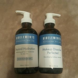 Bioelements makeup dissolver and facial moisturize