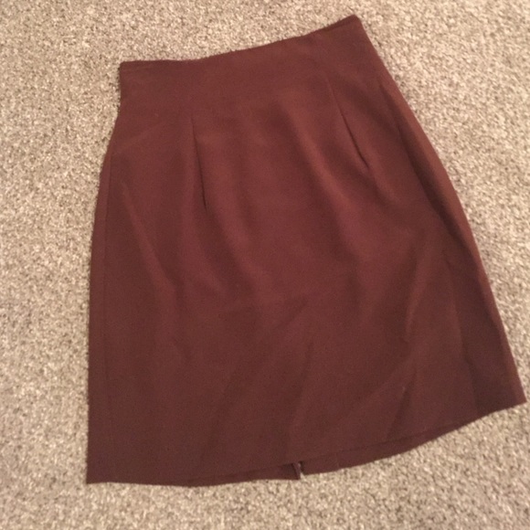 Brown mini skirt by Tempo size 4