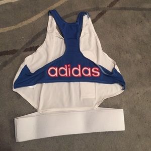 adidas cut out regista crop top