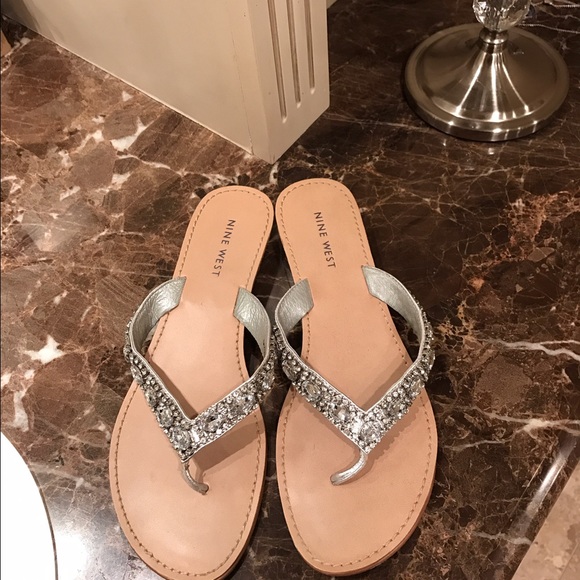Nine West Rhinestone Sandals 💥