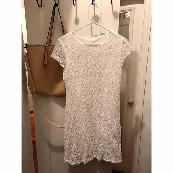 White lace dress