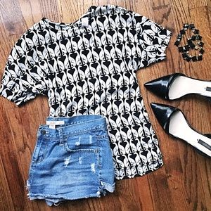 H&M Egyptian Patterned Blouse