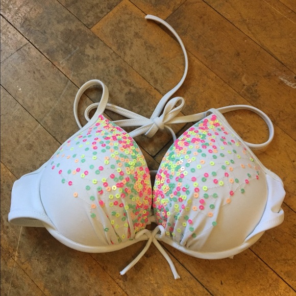 Victoria's Secret push up swim suit top