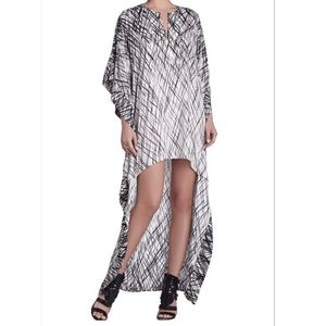 BCBG Max Azria Dameka Caftan High Low Dress