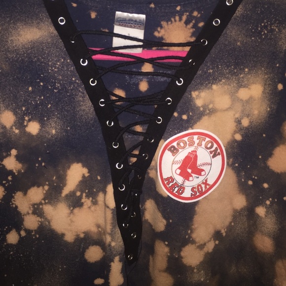 Red Sox Game Day Tee - Lace Up Tee - Picture 3 of 3