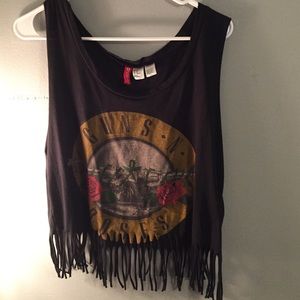 Guns & Roses fringe tank