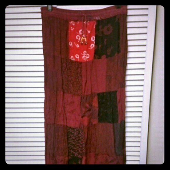 Flash sale!-Patchwork boho skirt