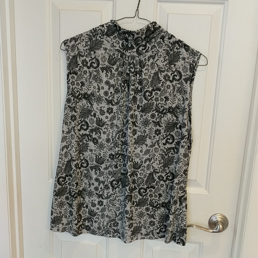 Black & White Blouse