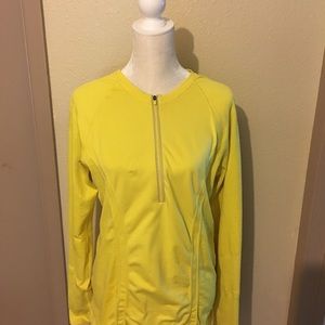 Half zip pull over shirt