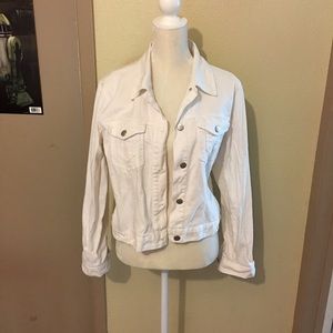 White Jean jacket