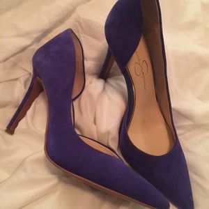 Jessica Simpson suede heels