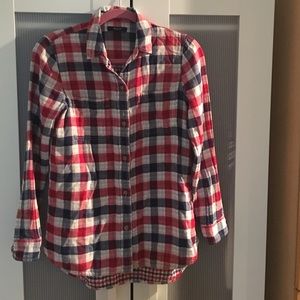 Madewell Plaid Boyfriend Shirt