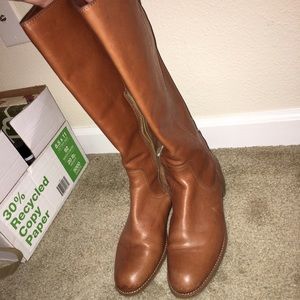 Coach Riding Boots with Gold Coach emblem on back