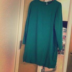 Green Loose Fitting Dress