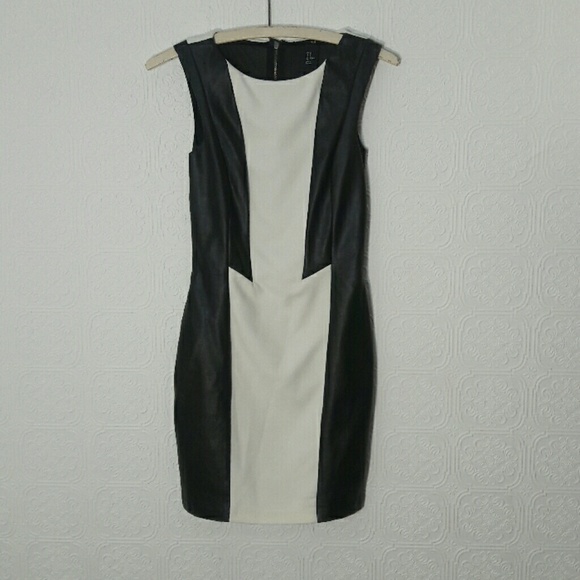 Black and white party dress
