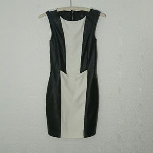 Black and white party dress
