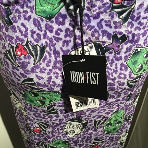 IRON FIST Back From the Dead Purple Pencil Skirt - Picture 3 of 4