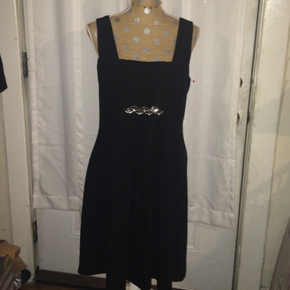 Ann Taylor black evening dress