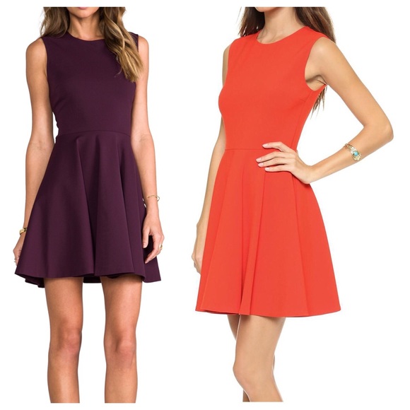 RARE Pink DVF Dahlia Jeannie Fit and Flare Dress