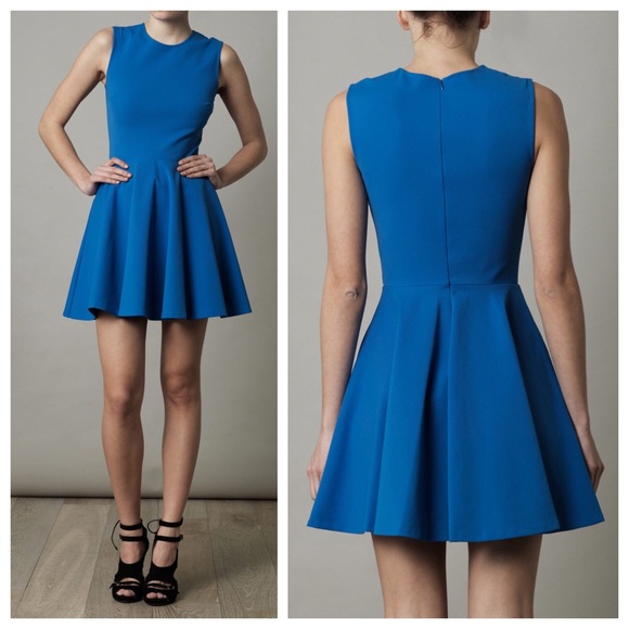 RARE Pink DVF Dahlia Jeannie Fit and Flare Dress