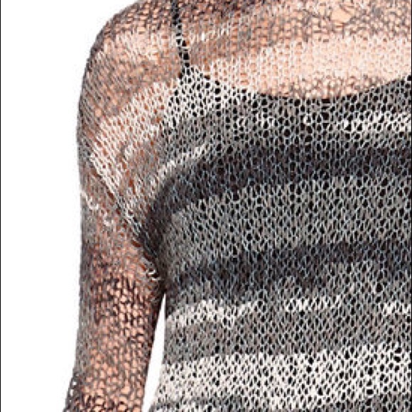 NWT DKNY Pure Large knit long blouse