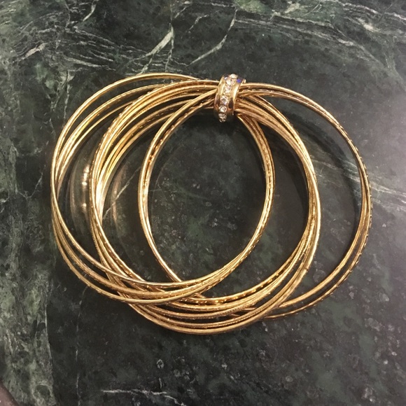 Gold Bangles - Picture 2 of 2