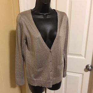 Brand new Silver sweater by Apt 9