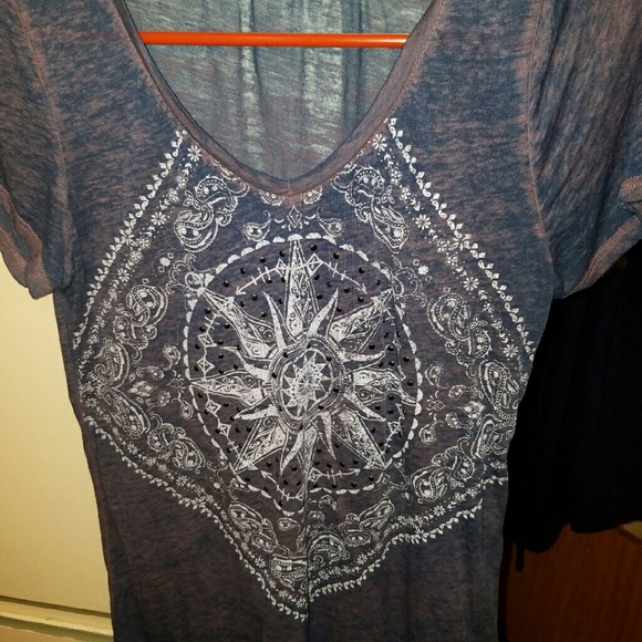 Maurices purple embellished tee!