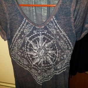 Maurices purple embellished tee!