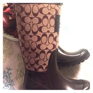 Coach Rain Boots