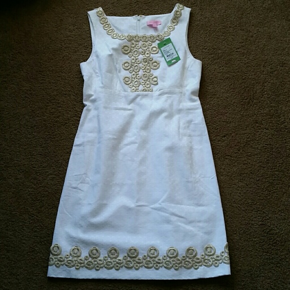 Lilly Pulitzer Dresses & Skirts - Lilly Pulitzer Adelson Shift Jacquard Dress, sz 2
