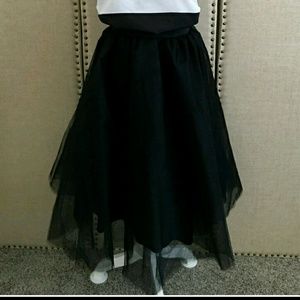 Windsor black tulle skirt