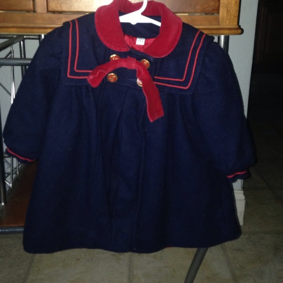 Girls woolen coat