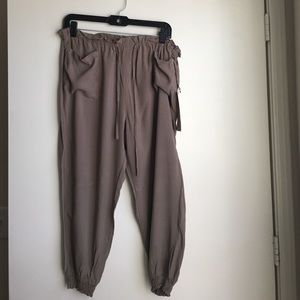 NWT Army Green joggers size L
