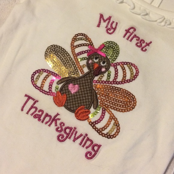 Girl's First Thanksgiving Onesie