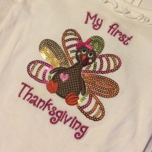 Girl's First Thanksgiving Onesie