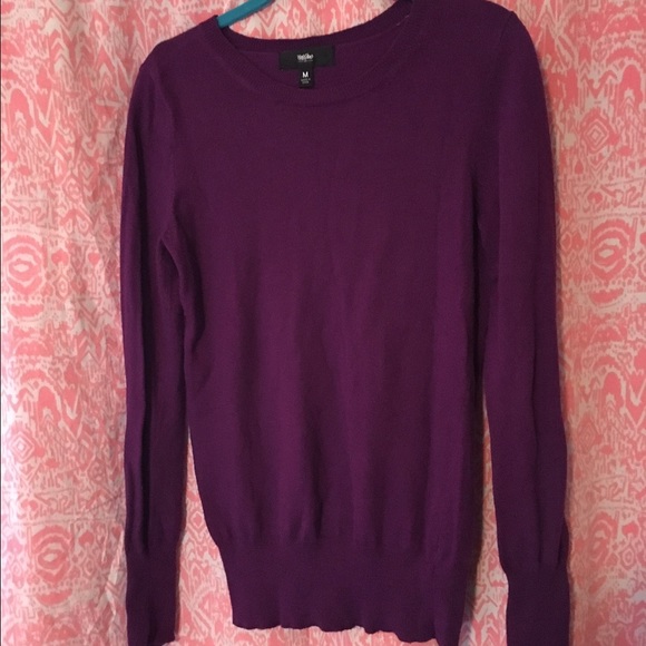 Plum light weight sweater